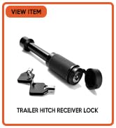 TRAILER HITCH RECEIVER LOCK