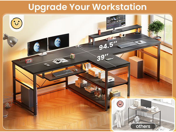 two person desk