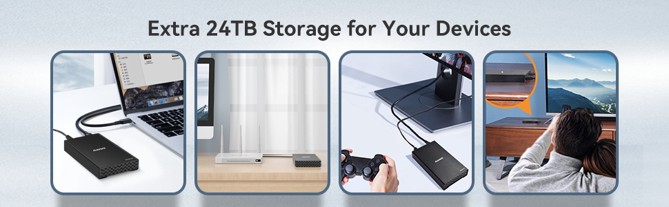 sata hard drive enclosure dockcase storage device for 2.5 3.5&amp;#34; inch