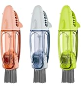 Cleangor 3 in 1 Multifunctional Cup Lid Cleaning Brush, Cup Crevice Cleaning Tools for Tight Spac...