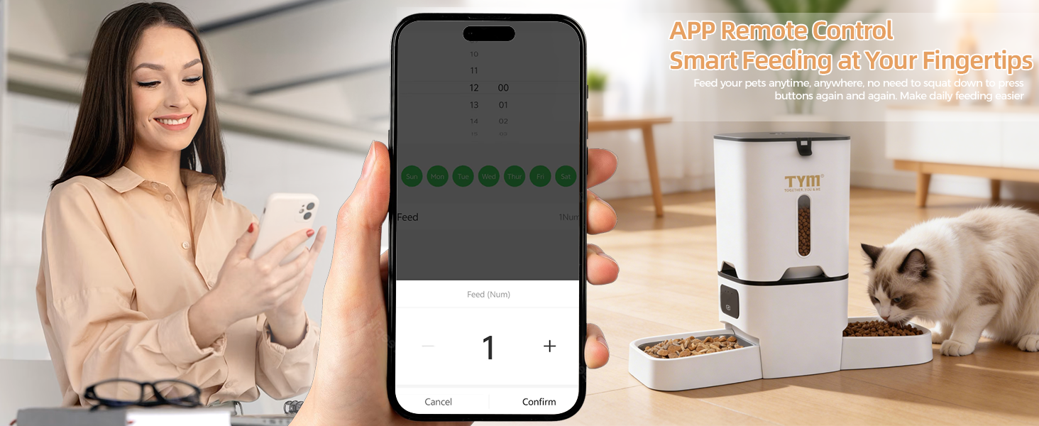 automatic cat feeder for multiple cats