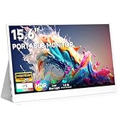 AYY Portable Monitor 15.6inch 1080P FHD - USB-C/HDMI Computer Display, HDR IPS Gaming Monitor Com...