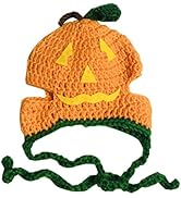 Hemobllo 1pc Pumpkin Hat for Pets Cute Halloween Costume for Dogs Cats Adorable Cosplay Accessory...