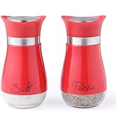 Lonffery Salt and Pepper Shakers Set - Salt Containers for Gifts, Kitchen Decor, Home, RV, Camp, ...