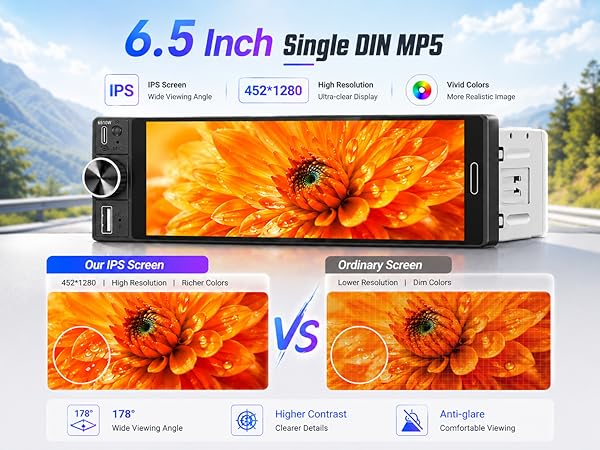 IPS touchscreen
