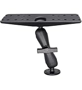 WINDFRD 1.5" Ball Fish Finder Mount for 9" to 12" Large Fishfinder, Marine Electronic Depth Finde...