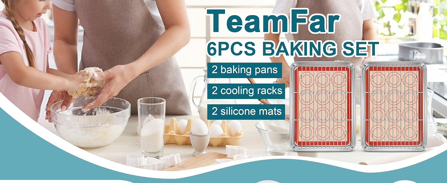 stainless steel baking sheet set