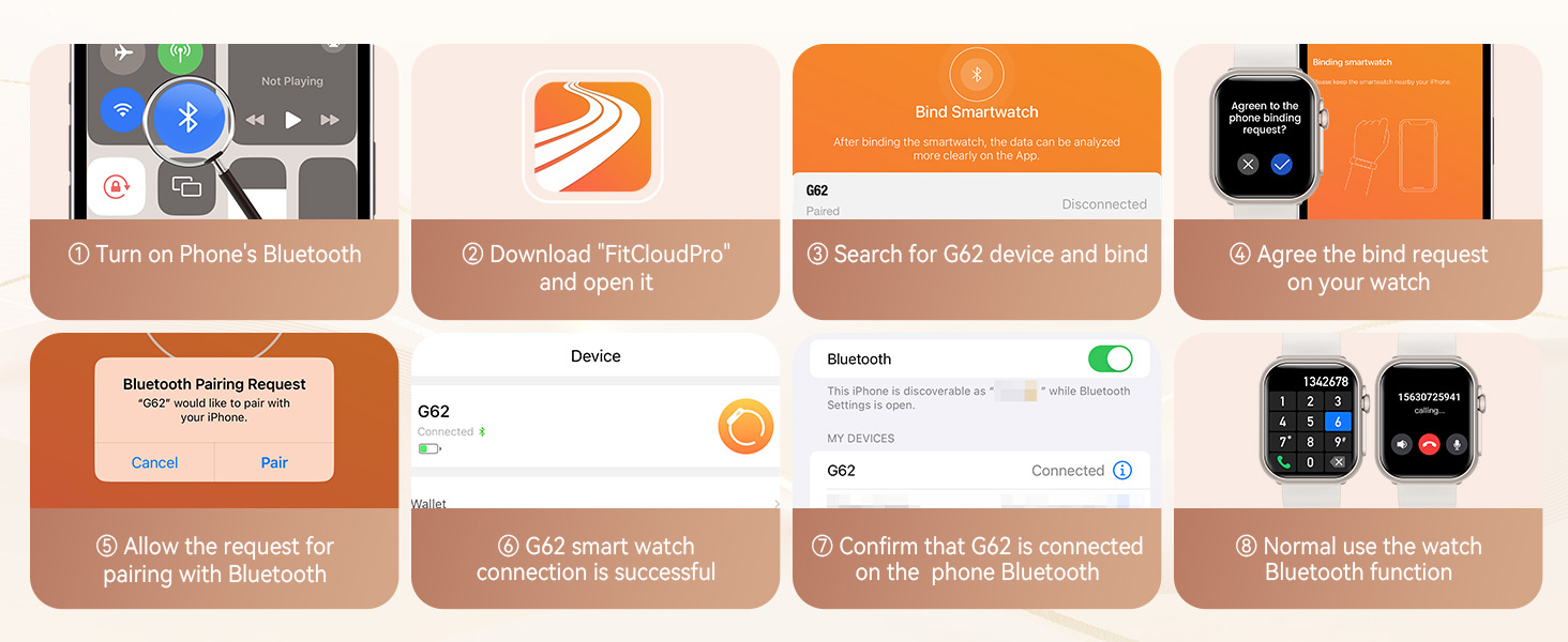 Connect iPhone Compatible Smart Watch with Your iPhone