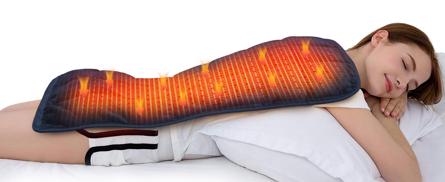 weighted heating pad