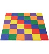 Casafield Play Mat, 58" x 58" Foldable Kids Activity Floor Mat for Infants and Toddlers, Large Pa...