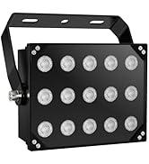 [Upgraded] Univivi IR Illuminator 15 LEDs 90 Degree Wide Angle IR Lights for Night Vision IP67 Wa...