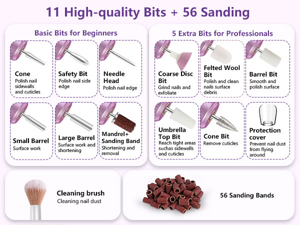 nail drill bits