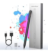 Stylus Pen for Microsoft Surface - 4096 Tilt Pressure+Touchscreen Pen Cap+75 Day Battery Life, Wo...