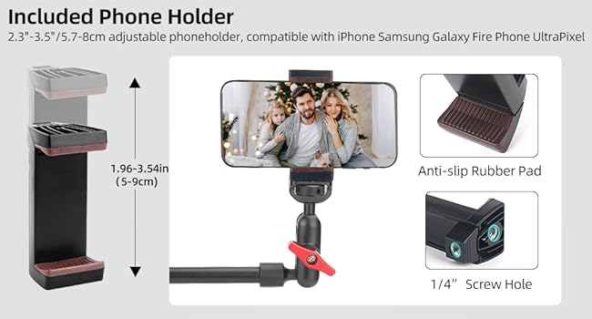 articulating phone holder