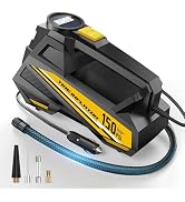 Tire Inflator Portable Air Compressor - DC 12V Air Pump for Car Tires with 150PSI LCD Digital Gau...