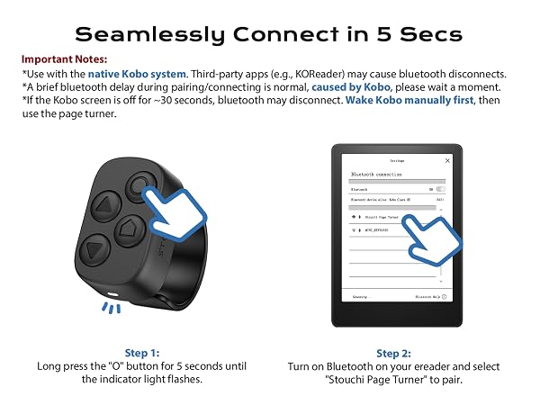 Pair in seconds, no add-ons, no software, no drivers.