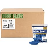 Upgrade Office Supply UPG25764BCS Rubber Bands, Size 64 (3-1/2 x 1/4), Blue, 80 Bands Each, 100 B...