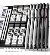 Nicpro 3 Pack Metal Mechanical Pencils Set MP1000