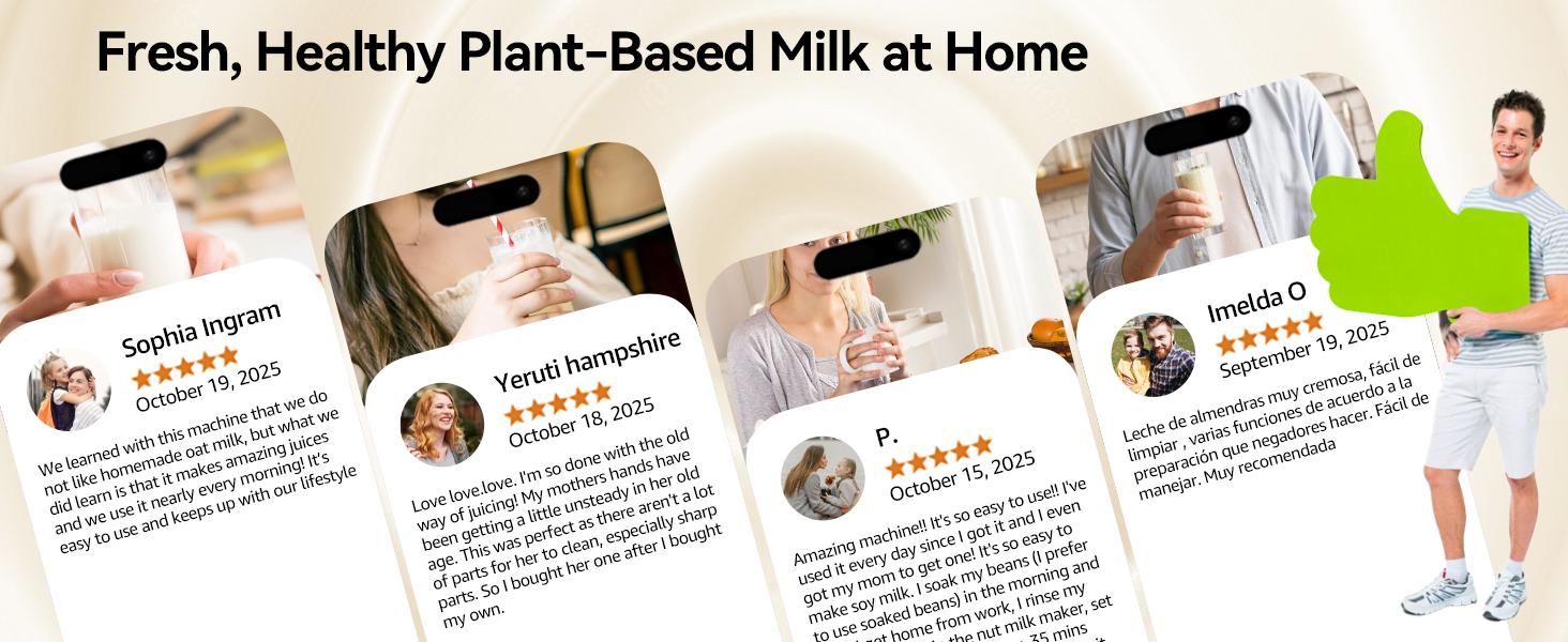 plant-based nut milk maker