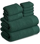 Tens Towels Pack of 8 Popcorn Textured Luxury Towels Set, 2 Extra Large Bath, 2 Hand, 4 Washcloth...