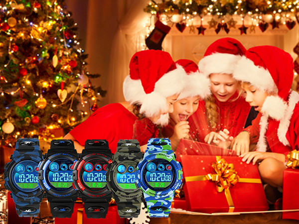 Kids Watch Digital Outdoor Sport Waterproof Boys Watches