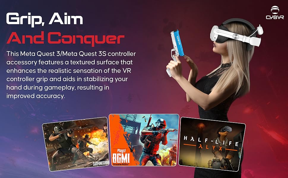 quest 3 pistol grips A+