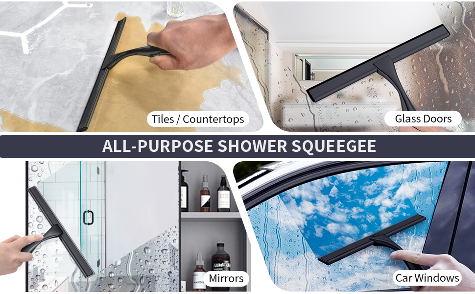 shower squeegee for door