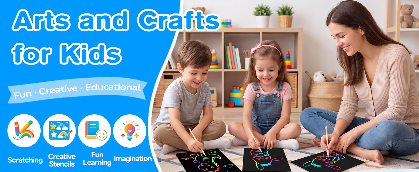 Scratch Art Paper Set