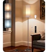 GOEBLESON Dimmable Floor Lamps for Living Room with Remote and Foot Switch, 64.4” Modern Standing...