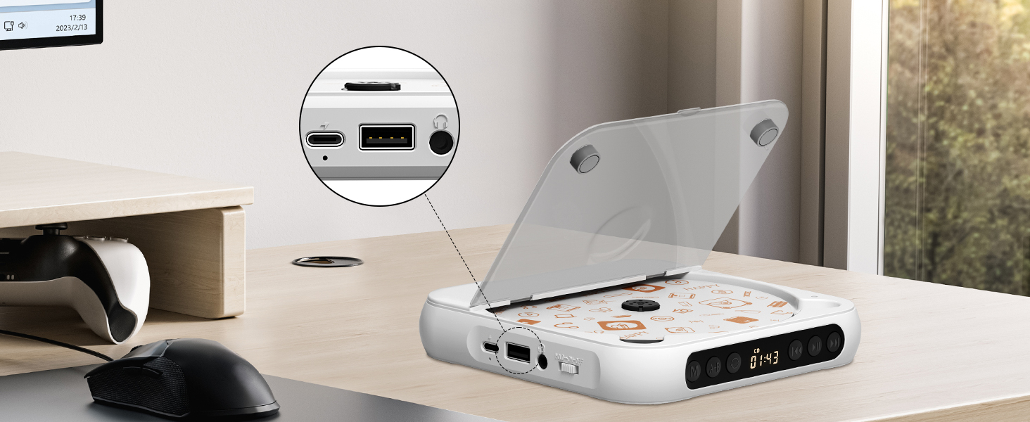 KC918 cd player white