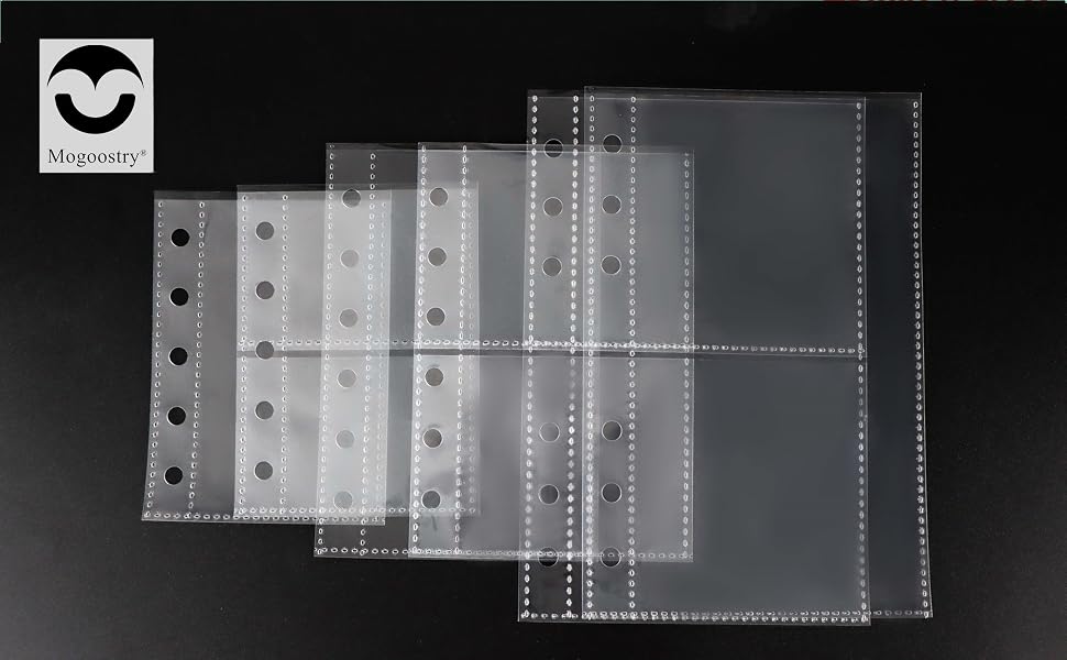 A6 A7 A8 Binder Sleeves Sheet Protectors Clear Page Protectors Photo Card Sleeves