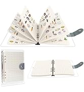 8 Pages A5 Enamel Pin Display Book,Pins Collection Storage Organizer Book with Clear PVC Cover,Po...