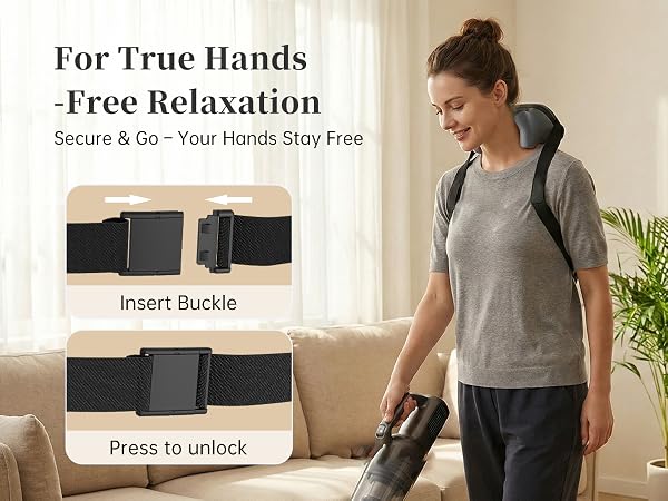 Your hands stay free