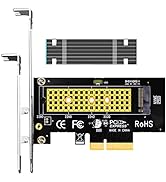 GLOTRENDS PA09-HS M.2 NVMe to PCIe 4.0 X4 Adapter with M.2 Heatsink for M.2 NVMe SSD