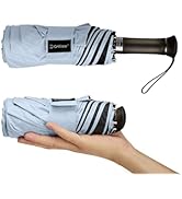 G4Free 46 Inch Mini Lightweight Travel Umbrella, Portable Super Slim Pocket Umbrella, Extendable ...