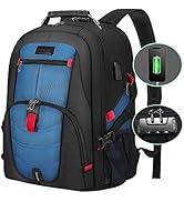 LOVEVOOK Travel Laptop Backpack Waterproof Anti Theft Backpack with Lock and USB Charging Port La...