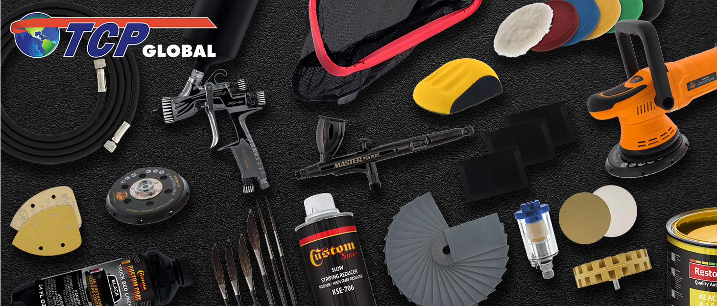 various automotive detailing products