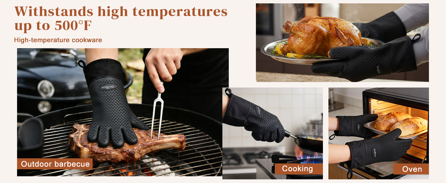 silicone oven mitts