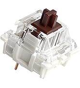 Tugeta Gateron Brown Switches Pre-Lubed Linear Keyboard Switch for RGB SMD MX Mechanical Keyboard...