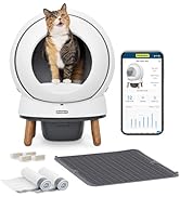 PetSafe ScoopFree SmartSpin Self-Cleaning Litter Box Bundle – Advanced Odor Control – App Control...