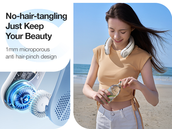 hanging neck fan