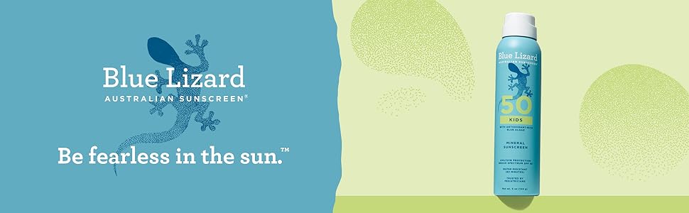 blue lizard, australian sunscreen, be fearless in the sun