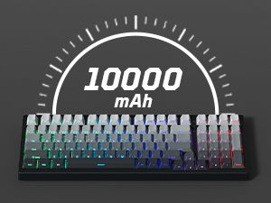 Built-in 10000mah high-capacity battery