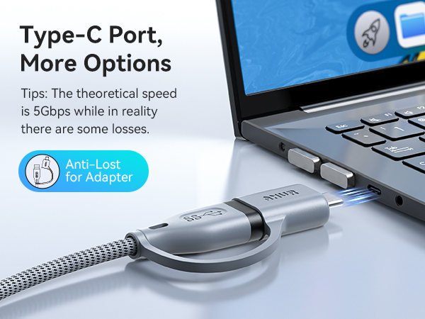 Type-C Port, More Options