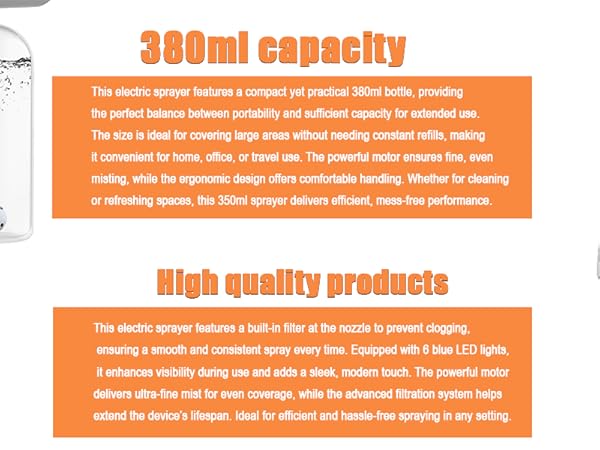 Nano Mist Atomizer Sprayer