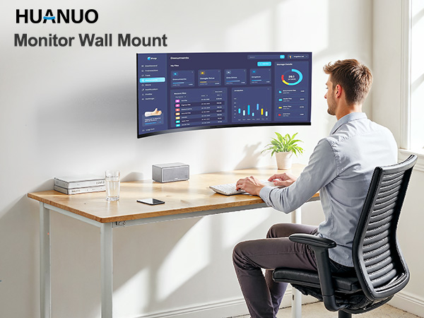 wall mount monitor arm