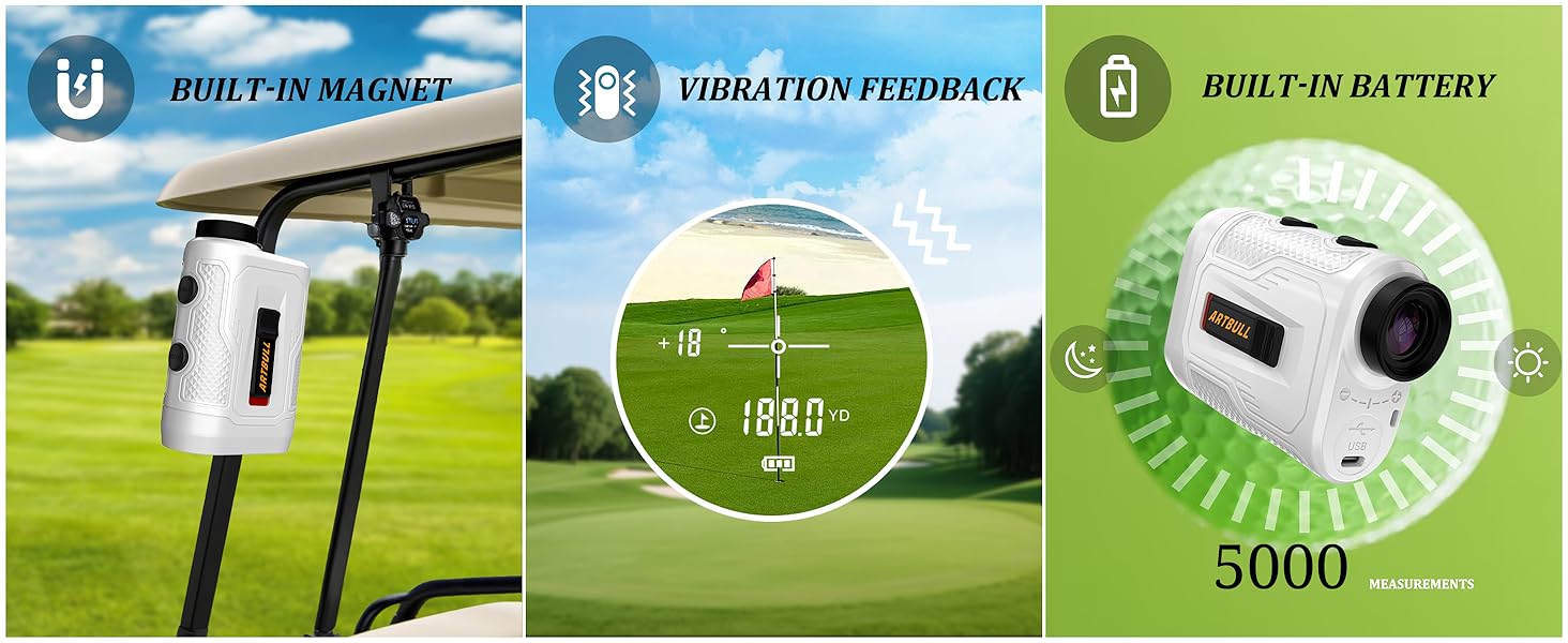 Slope switch, flag lock vibration, magnetic mount, and USB-C rechargeable