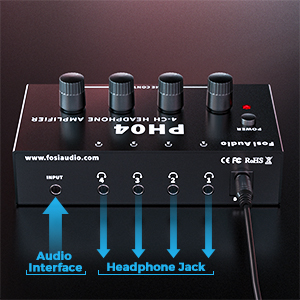 Fosi Audio PH04 Headphone Amplifier