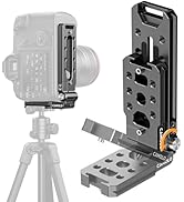 Foldable DSLR Camera L Bracket - Arca Base Universal Vertical Camera Mount Horizontal Switching T...