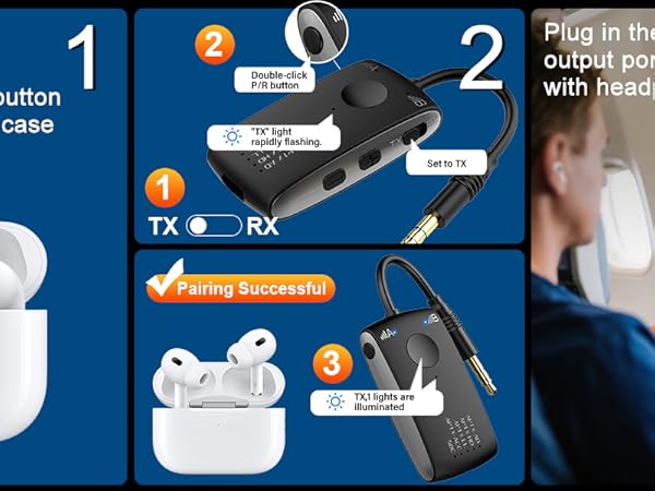 airplane Bluetooth adapter